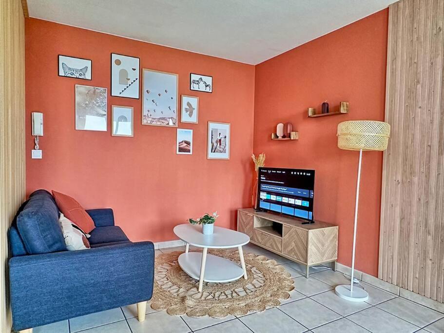Charmant T2 Terrasse, Garage Villeurbanne Eksteriør bilde